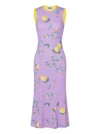 MOSCHINO JEANS floral-print Sleeveless Midi Dress | Purple | FARFETCH at Farfetch
